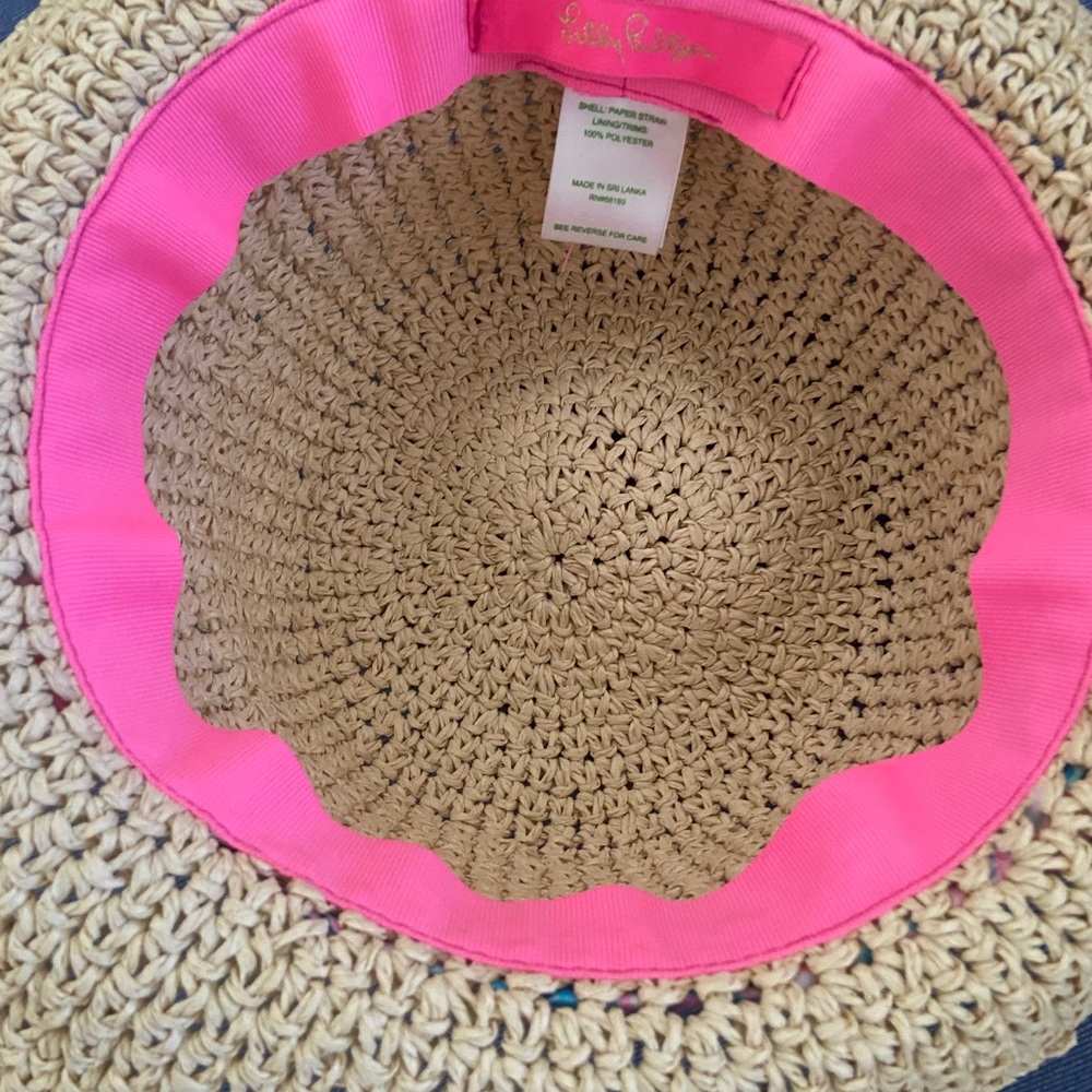 Lilly Pulitzer straw hat